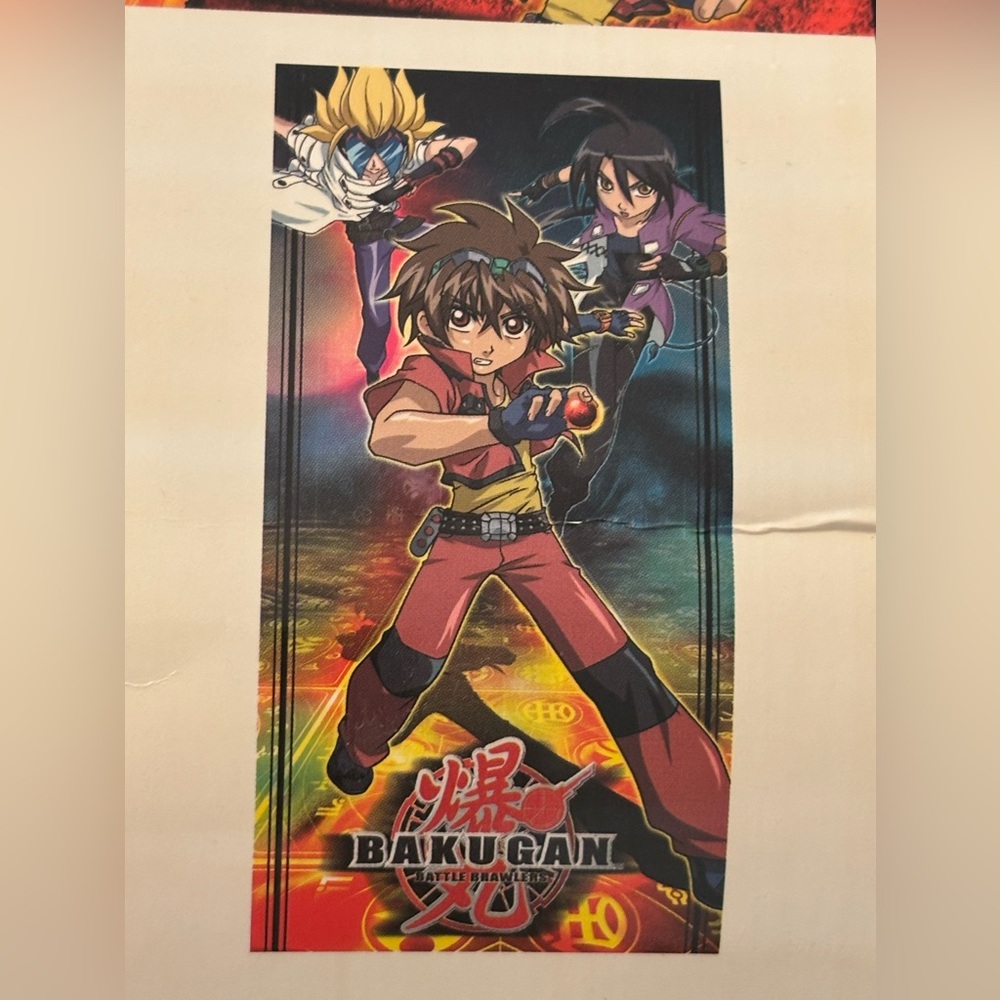 NWT Bakugan Battle Brawlers Beach Towel. 30”x60” Dan Kuso 2009 Anime